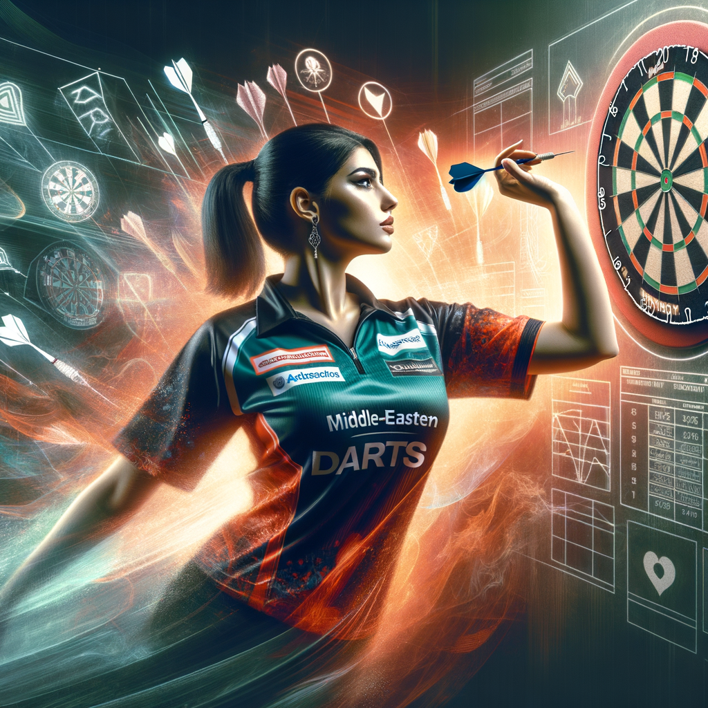 Professional darts player in action, illustrating the role and benefits of sponsorships in professional darts, highlighting the impact and opportunities they provide in the sport.