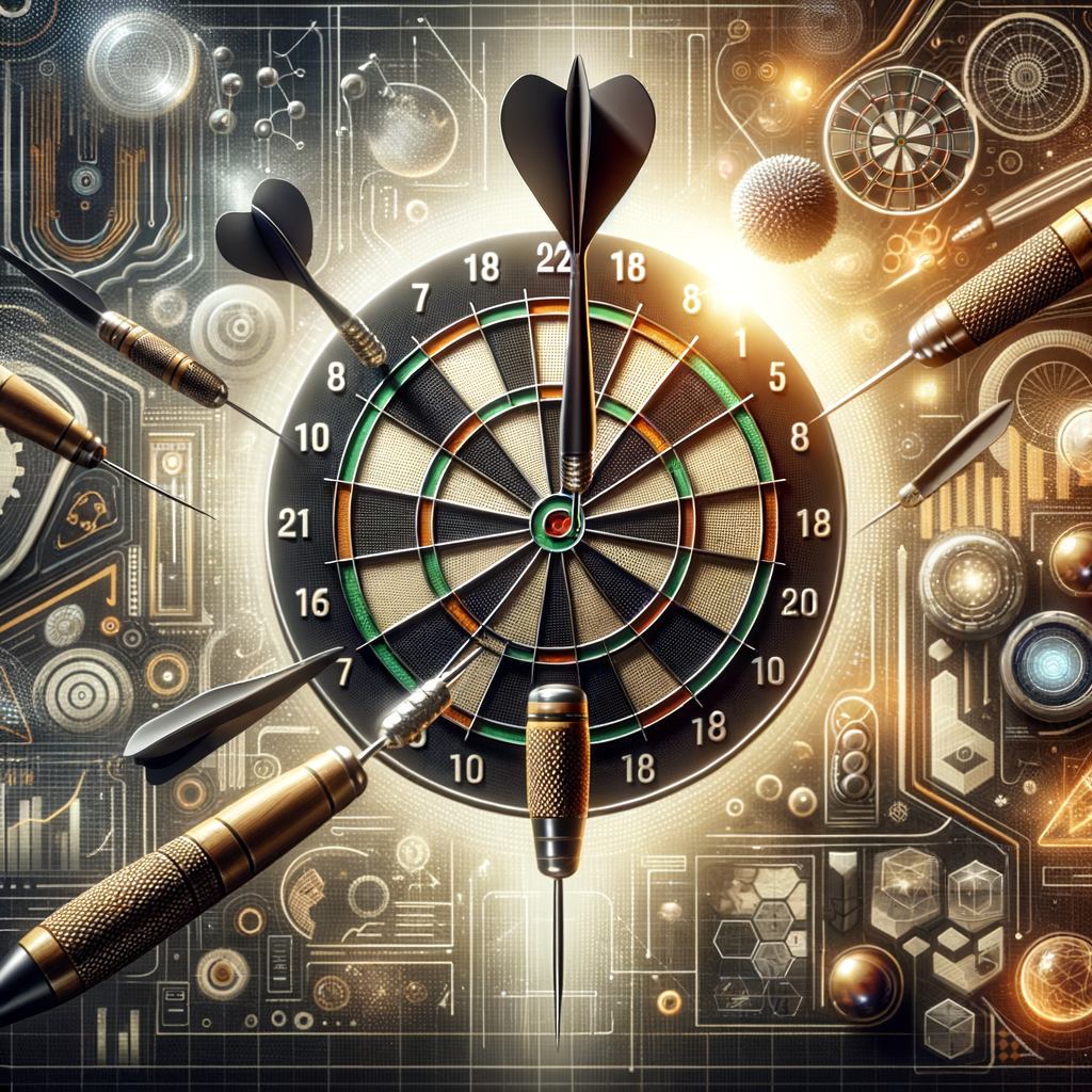 Image illustrating the evolution of darts game, showcasing future darts technology, emerging trends, and innovations in darts for a progressive future of darts.