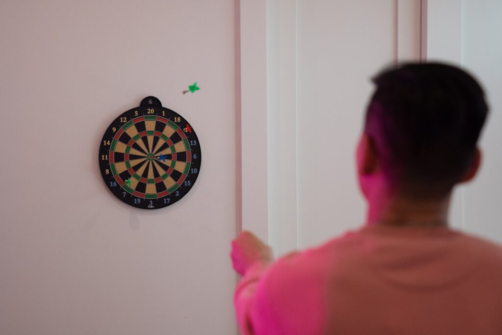 Playing Halve-It Darts improves dart accuracy more strategically